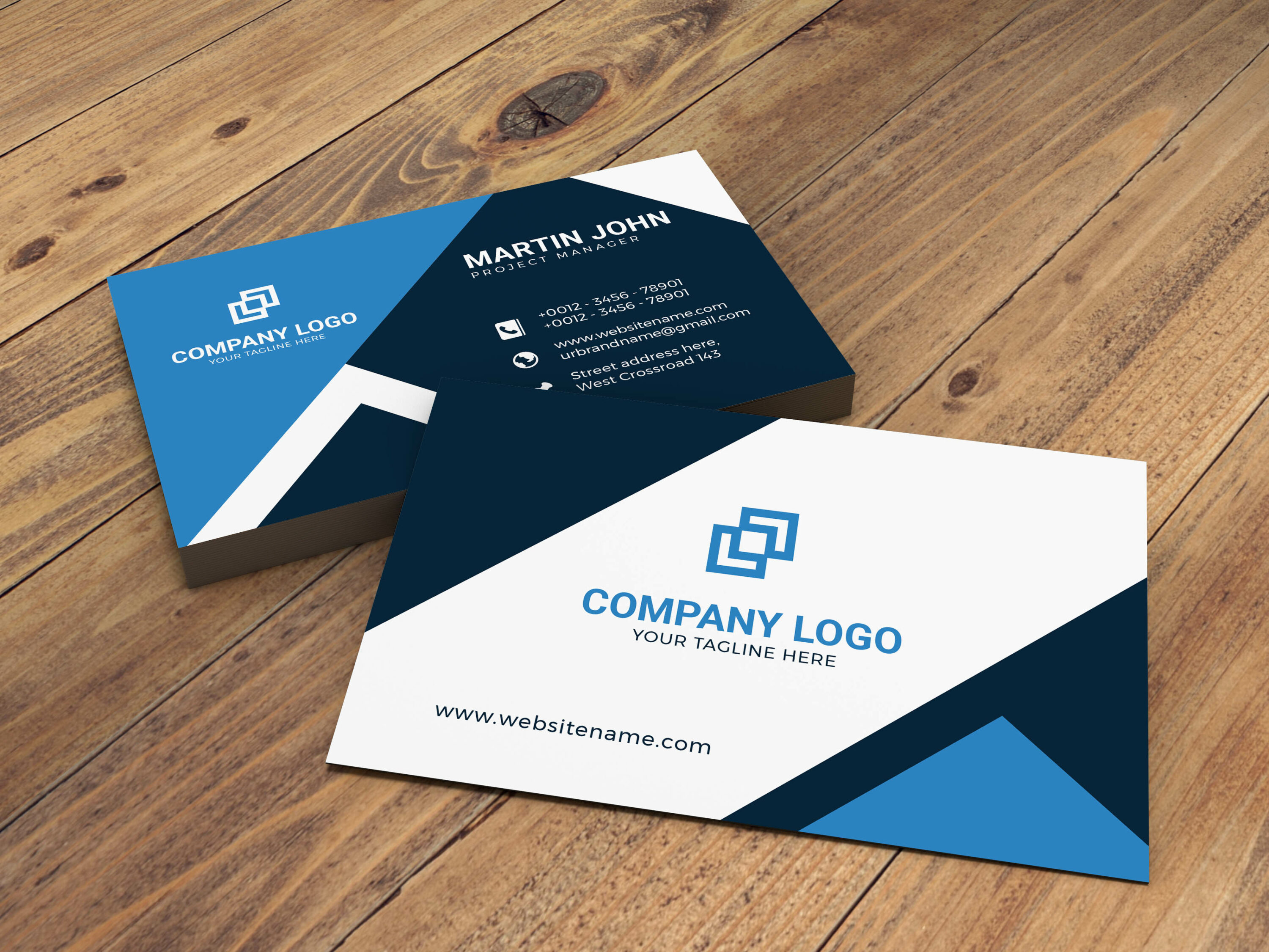 modern business card vector design 4