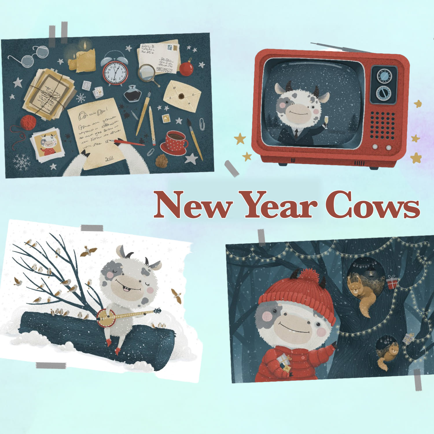 new year cows 01