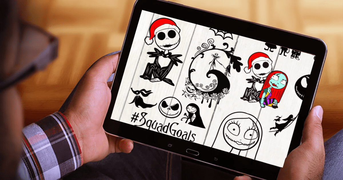 Nightmare Before Christmas svg - tablet.