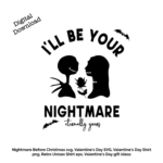 Nightmare Valentines Day SVG and PNG File Download – The Salty Yankee