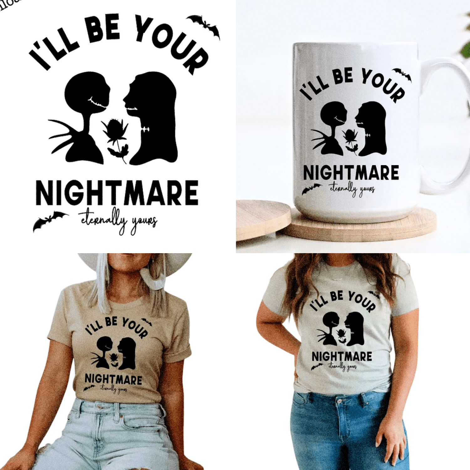 Nightmare Valentines Day SVG and PNG File Download – The Salty Yankee