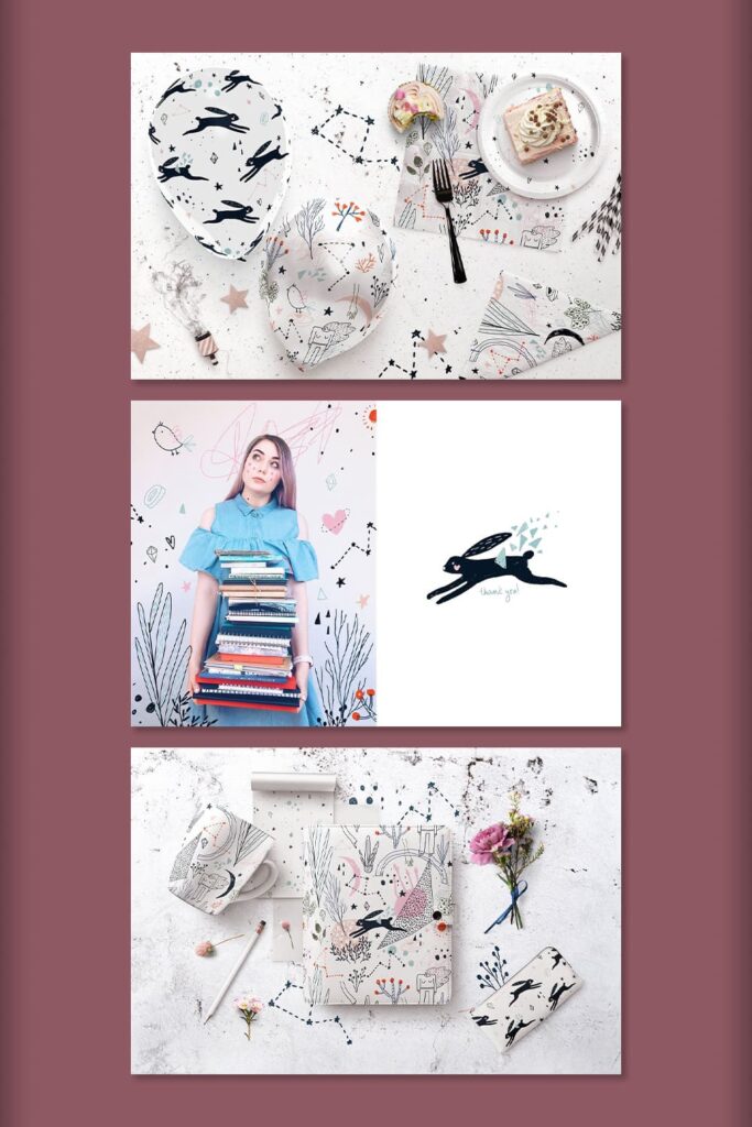 Black Rabbit Patterns Black Rabbit | Patterns – MasterBundles