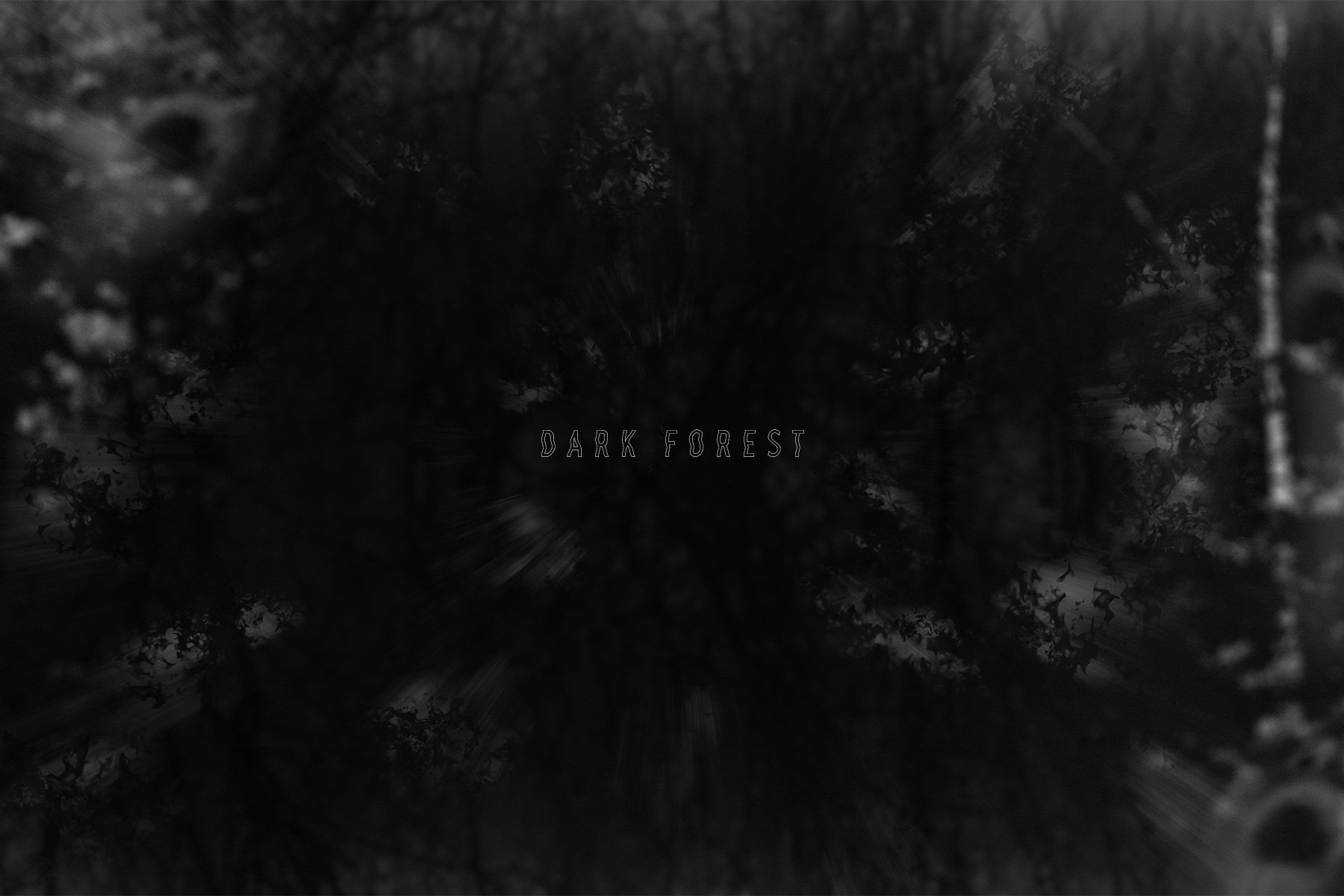 Dark forrest.