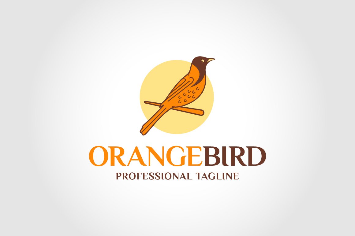 Orange Bird Logo.