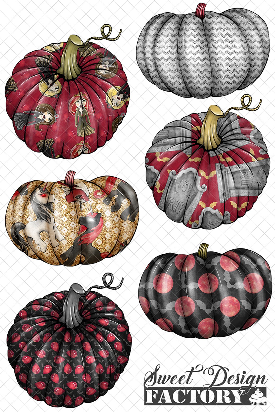 Halloween Pumpkins Cliparts.