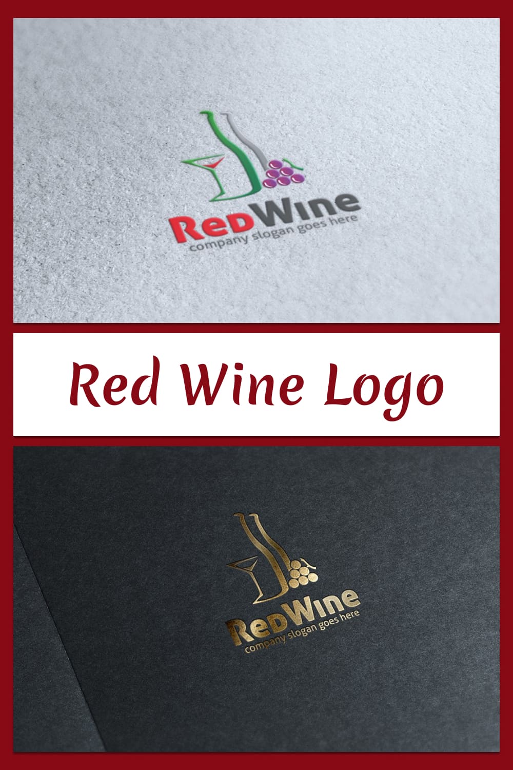 Red Wine Logo - Pinterest Image Preview.