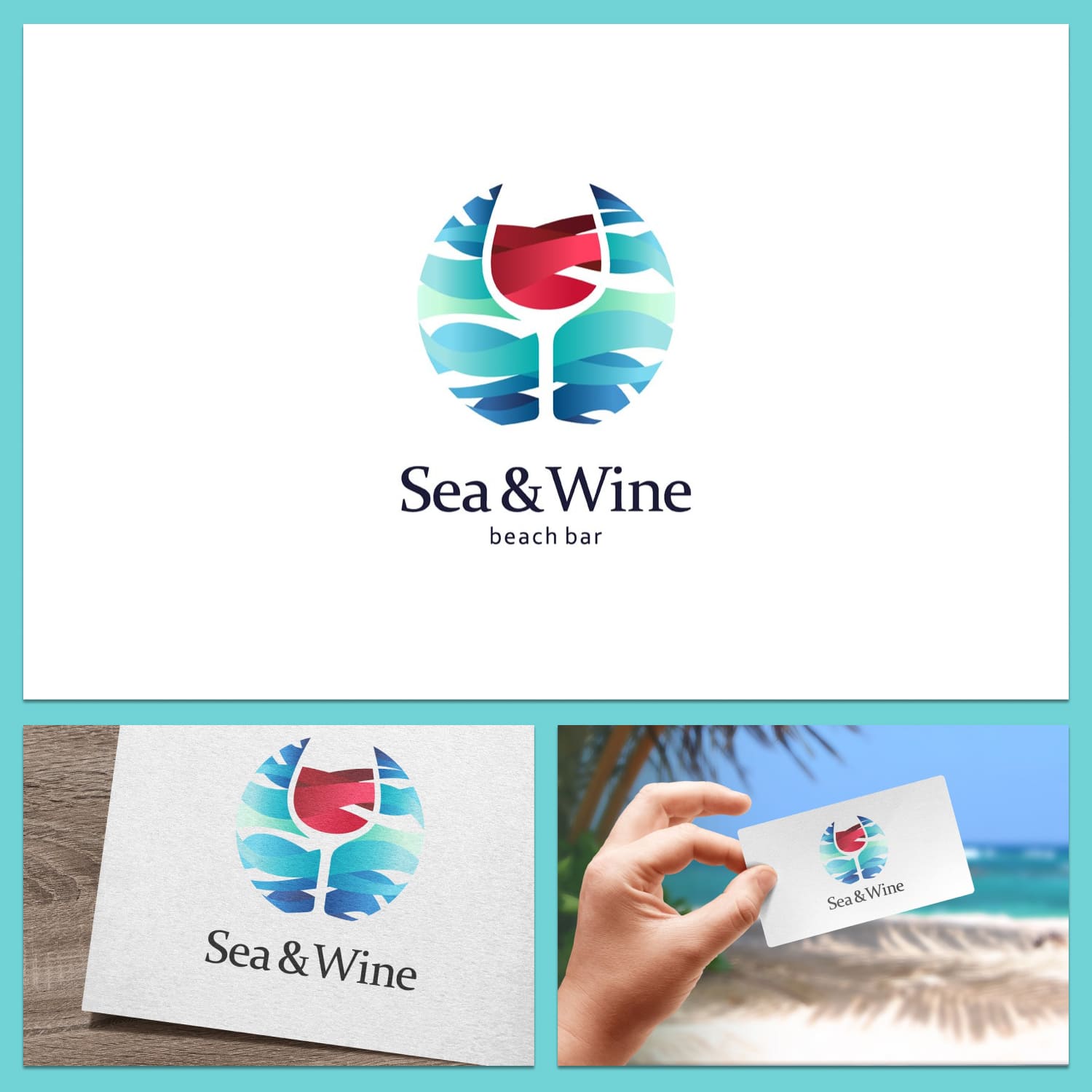 The design recommends that the logo for restaurants, bars, wine menu.