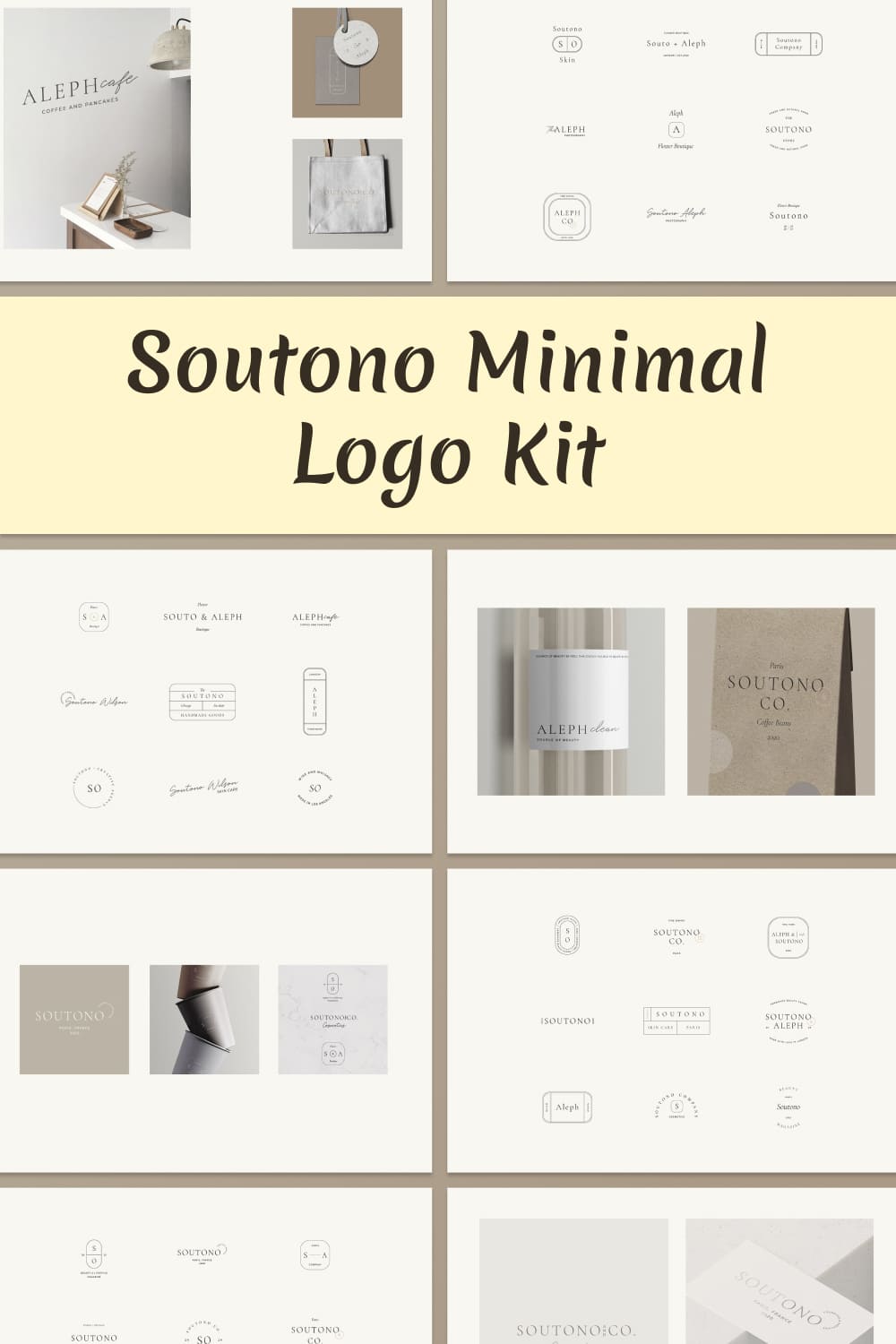 soutono minimal logo kit 04