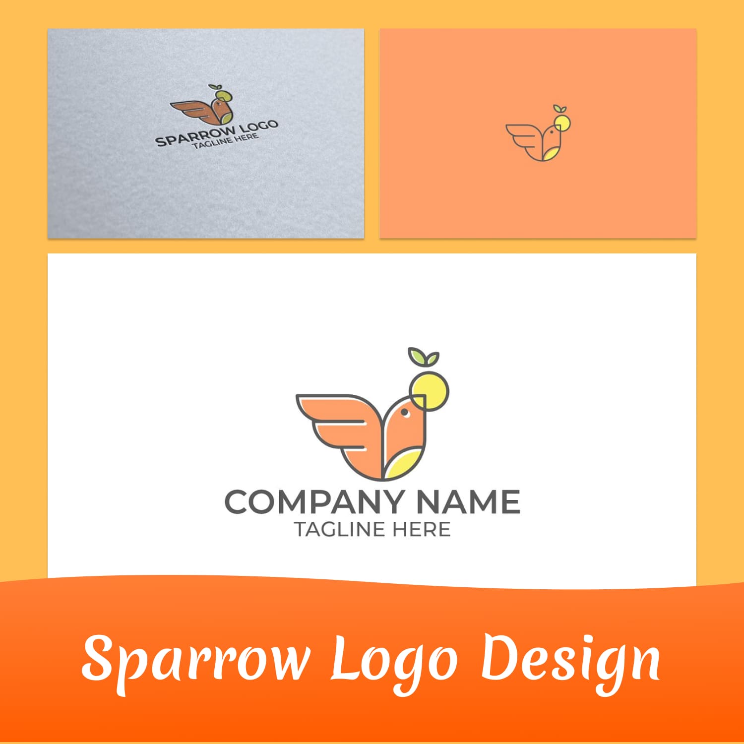 Sparrow Logo Design.