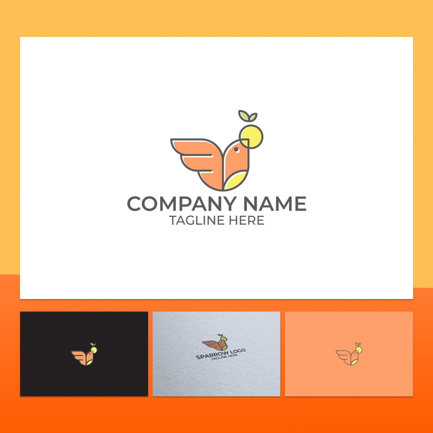 Sparrow Logo Design cover.