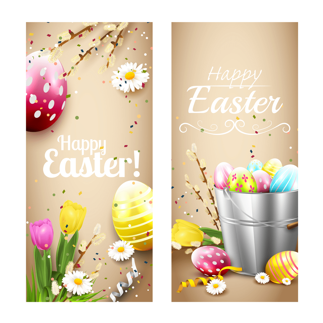 Printable Ukrainian File, Easter Posters, Cliparts.