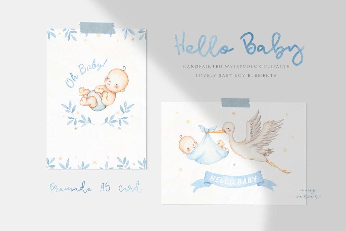 This is an interactive template with cute elements.