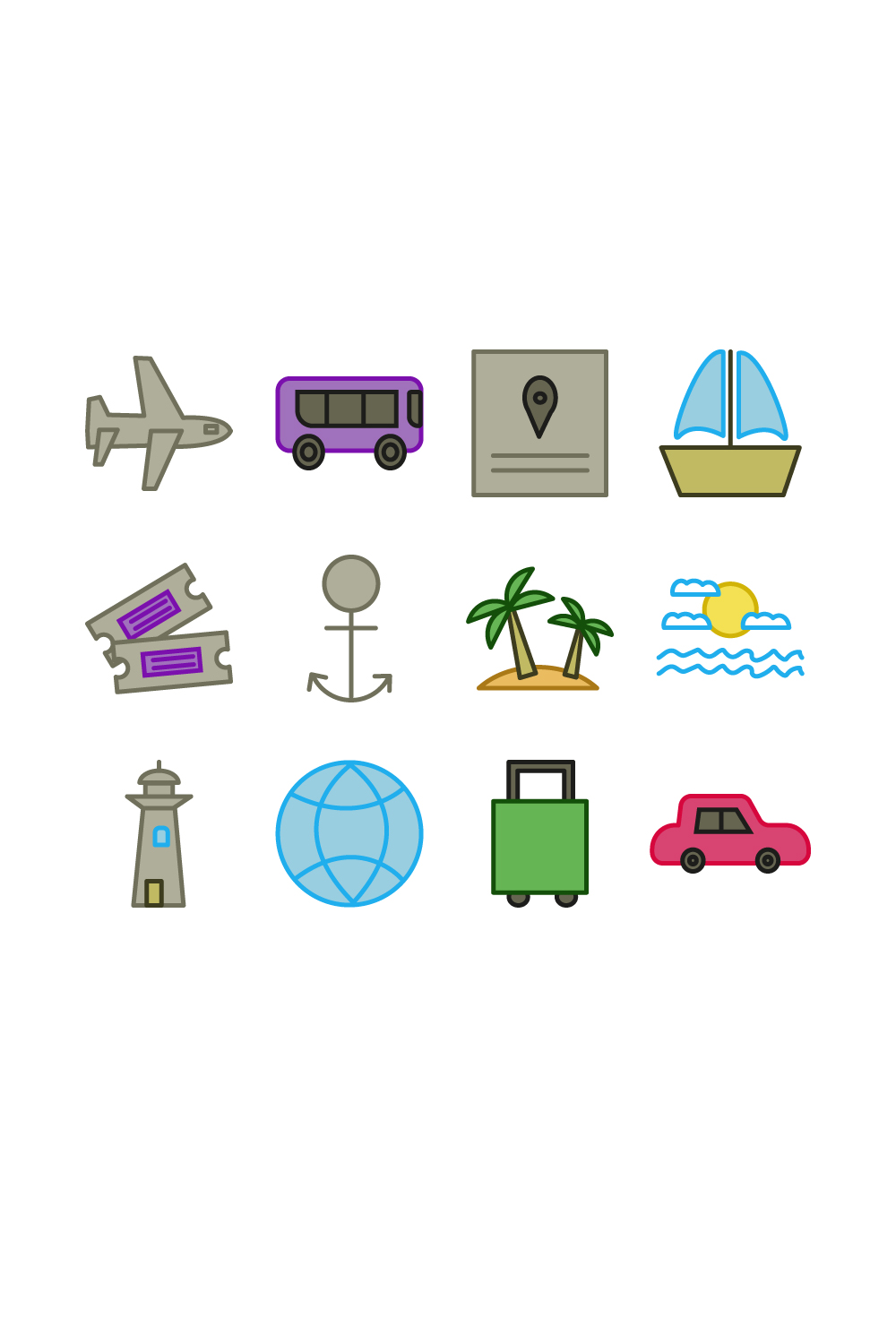 Free Travel Icons.