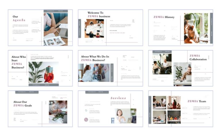 Zumia - Business Google Slide Template - MasterBundles