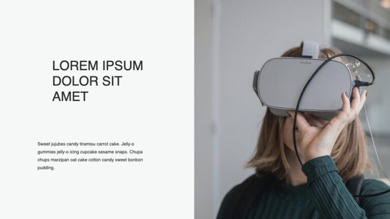 VR Technology Presentation: 50 Slides PPTX, KEY, Google Slides ...