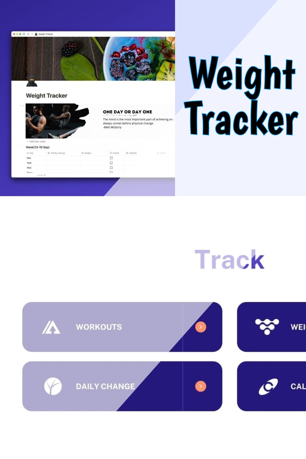 Weight Tracker.