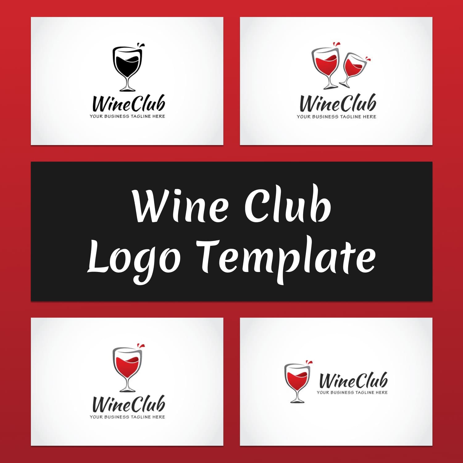 Wine Club Logo Template – MasterBundles