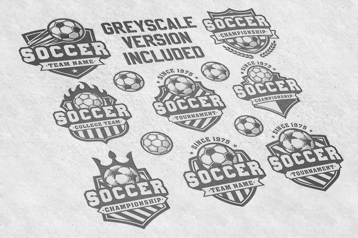 Retro sport logos.