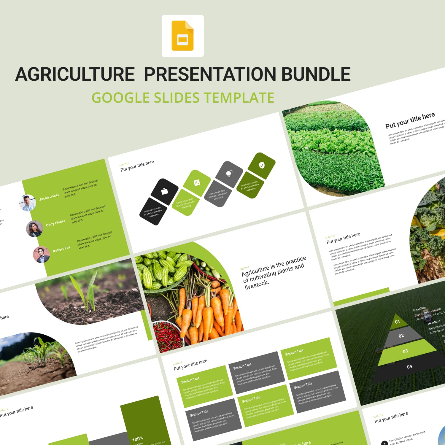 Agriculture GoogleSlides Theme.