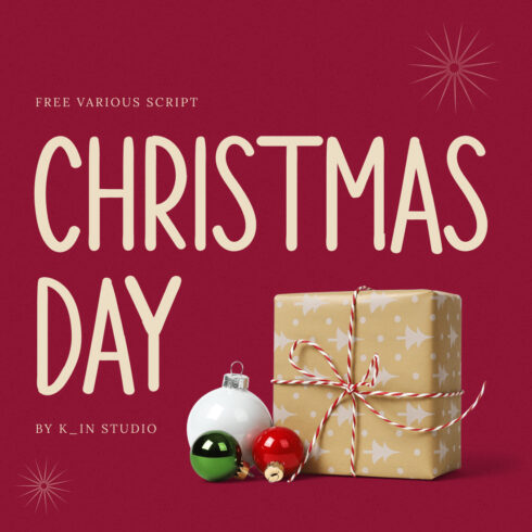 Christmas day free font .