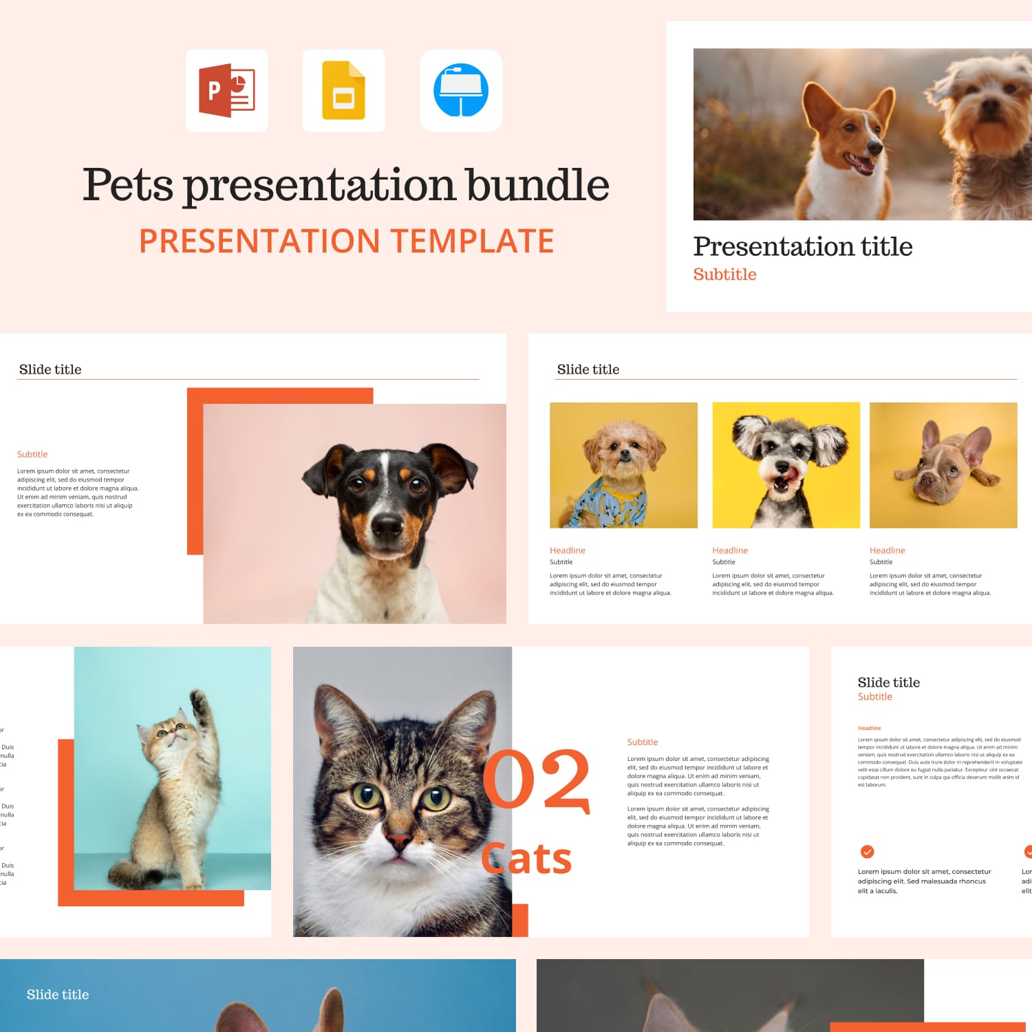 Pets Presentation Bundle.
