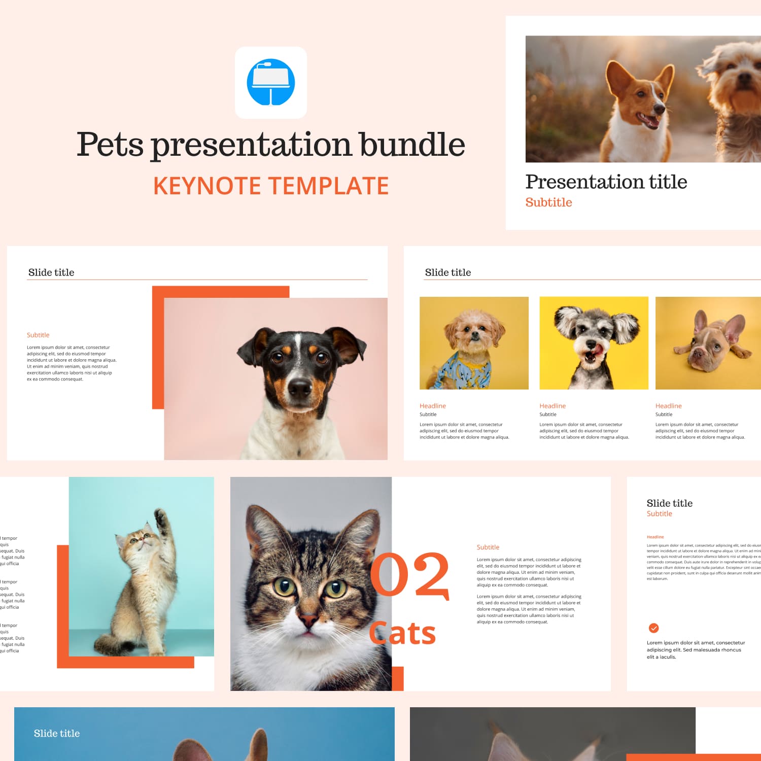 Pets Keynote Template.