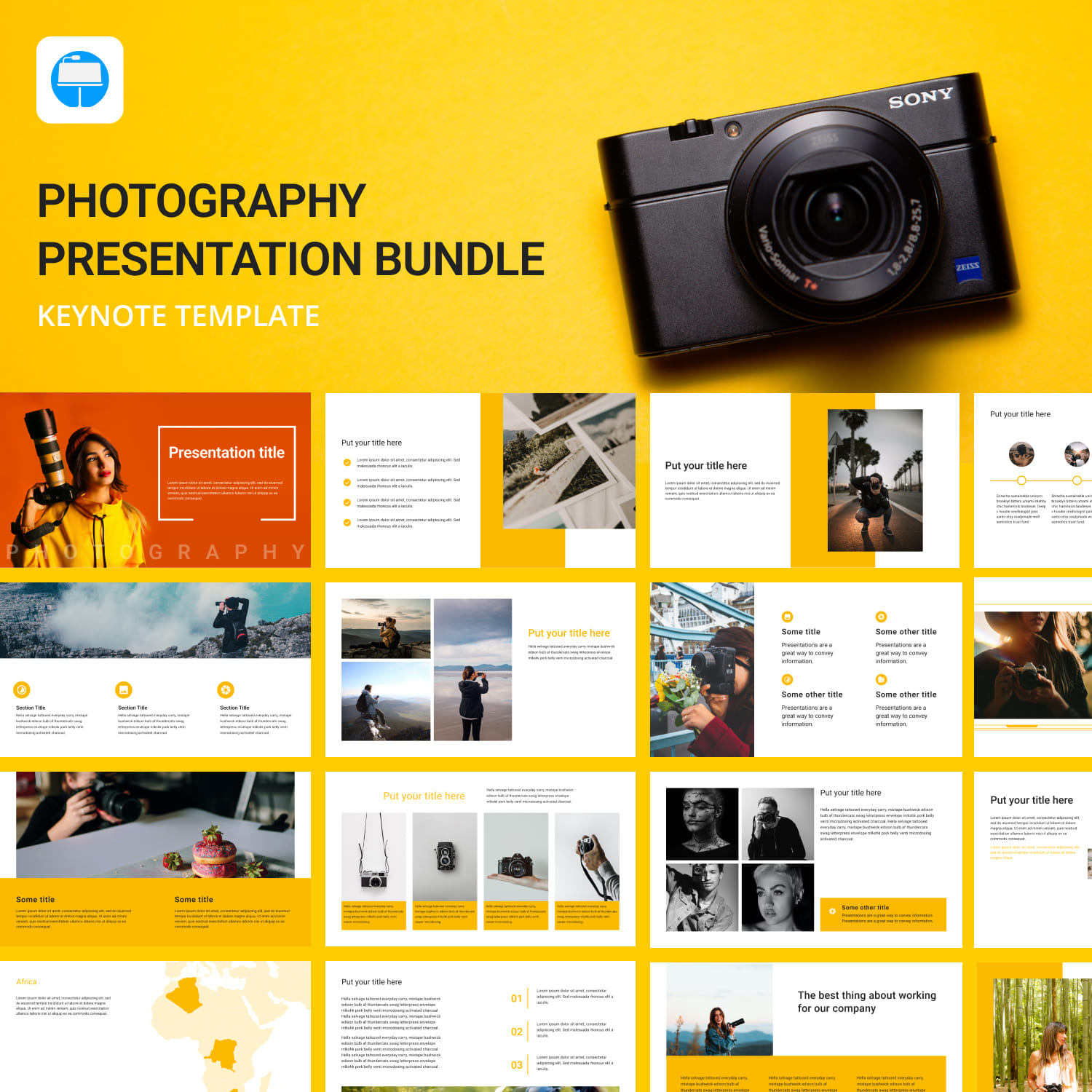 Photography Keynote Template.