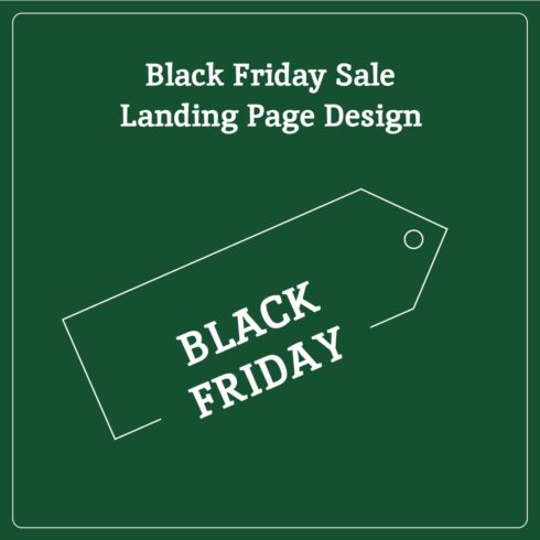 black friday landing page template.