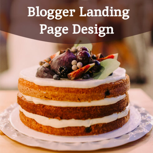 landing page blogger template.