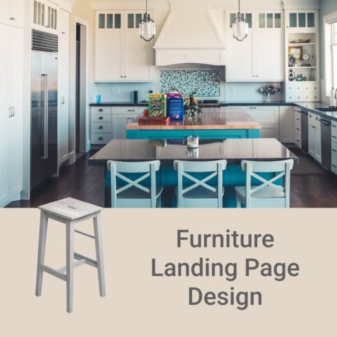 furniture landing page template.