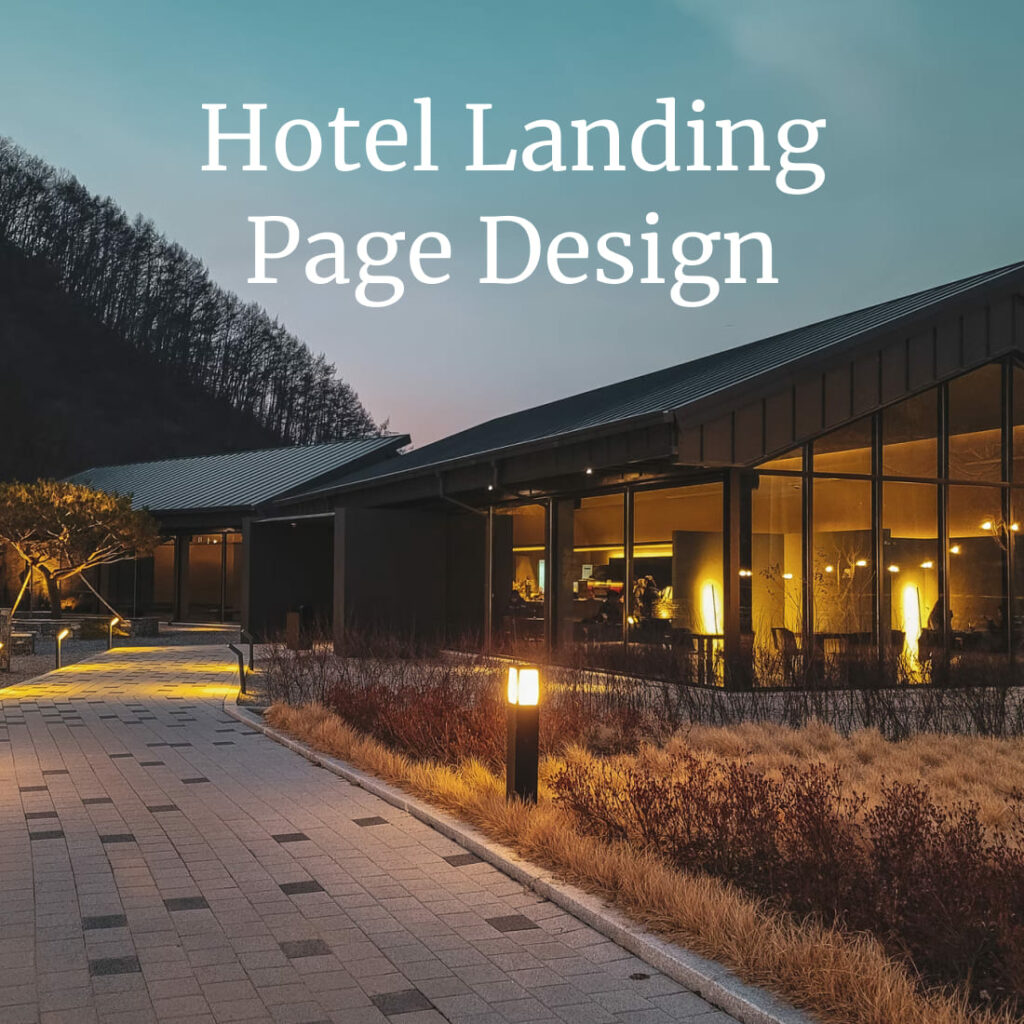 Image showcasing Hotel Landing Page Template – MasterBundles