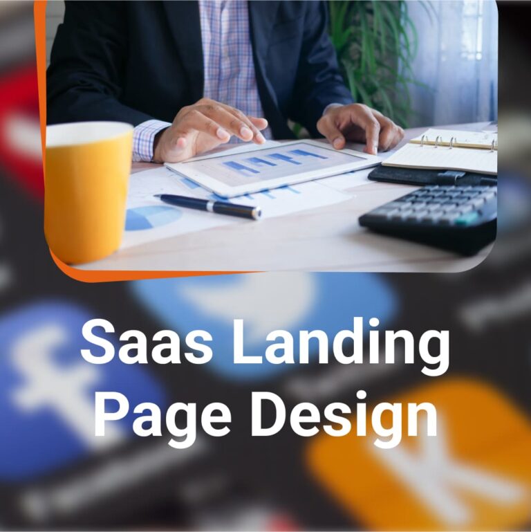 SaaS Landing Page Template – MasterBundles