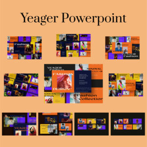 Yeager Keynote template has a minimal professional, ultra-modern and unique design.
