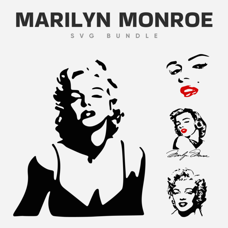Marilyn Monroe Svg 8 Designs Masterbundles 