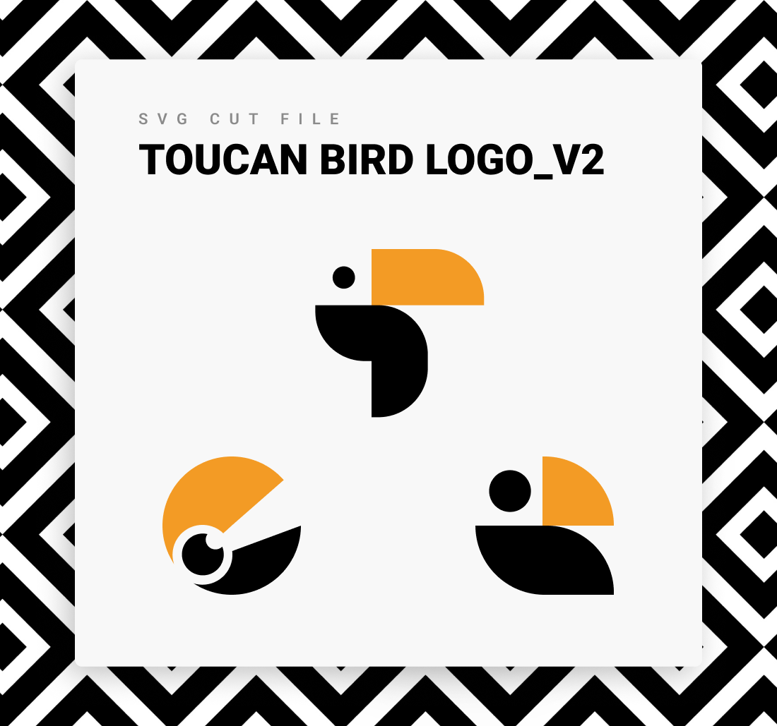Toucan bird logo_V2 SVG.