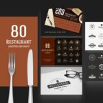 80 Restaurant Logotypes and Badges.