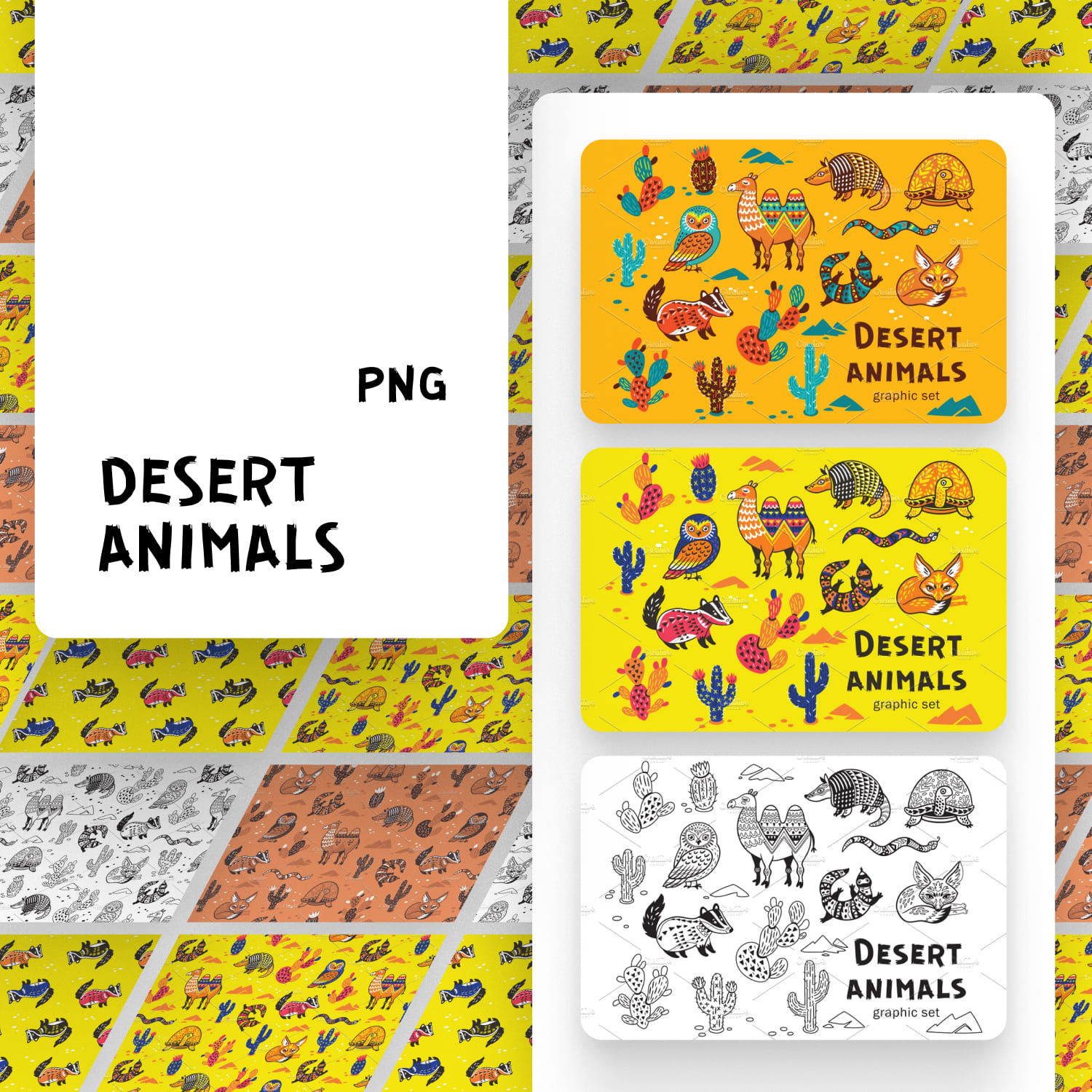 Desert animals.
