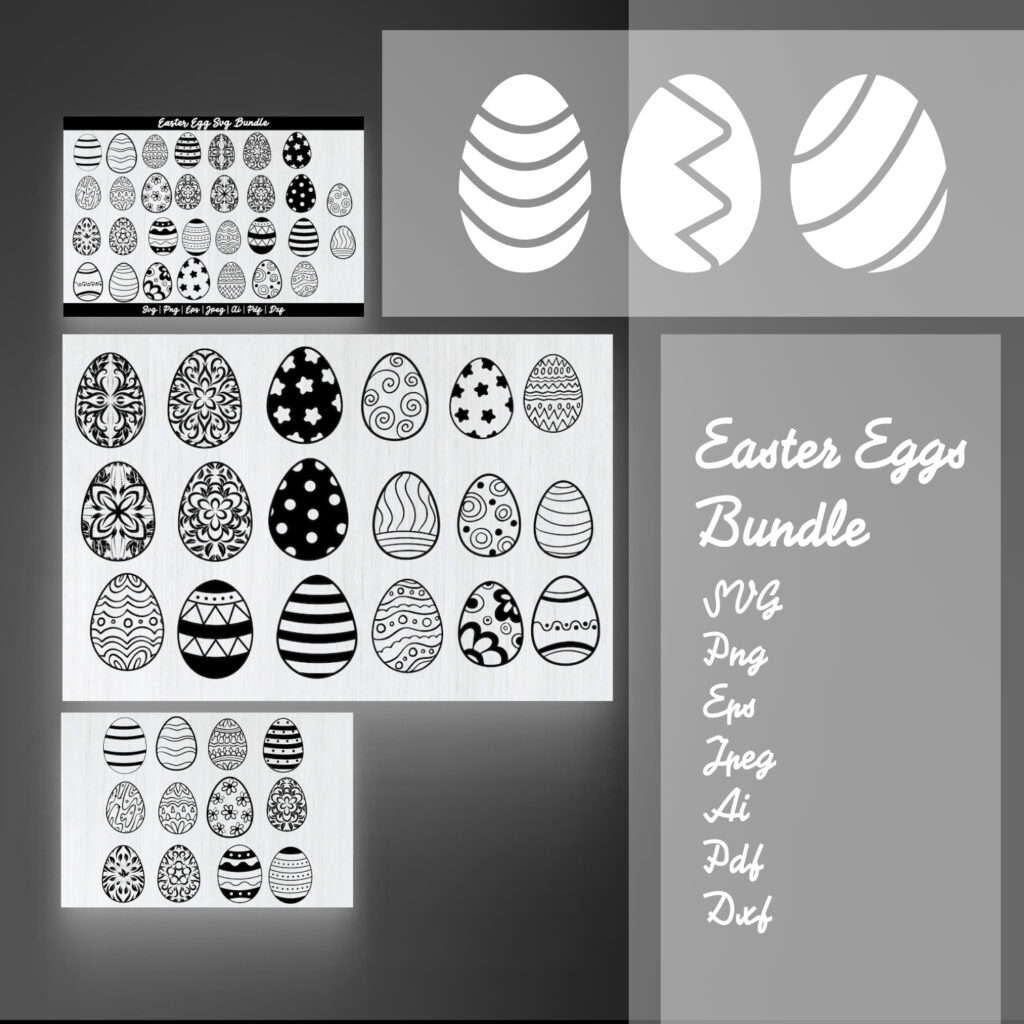 Easter Eggs SVG Bundle – MasterBundles