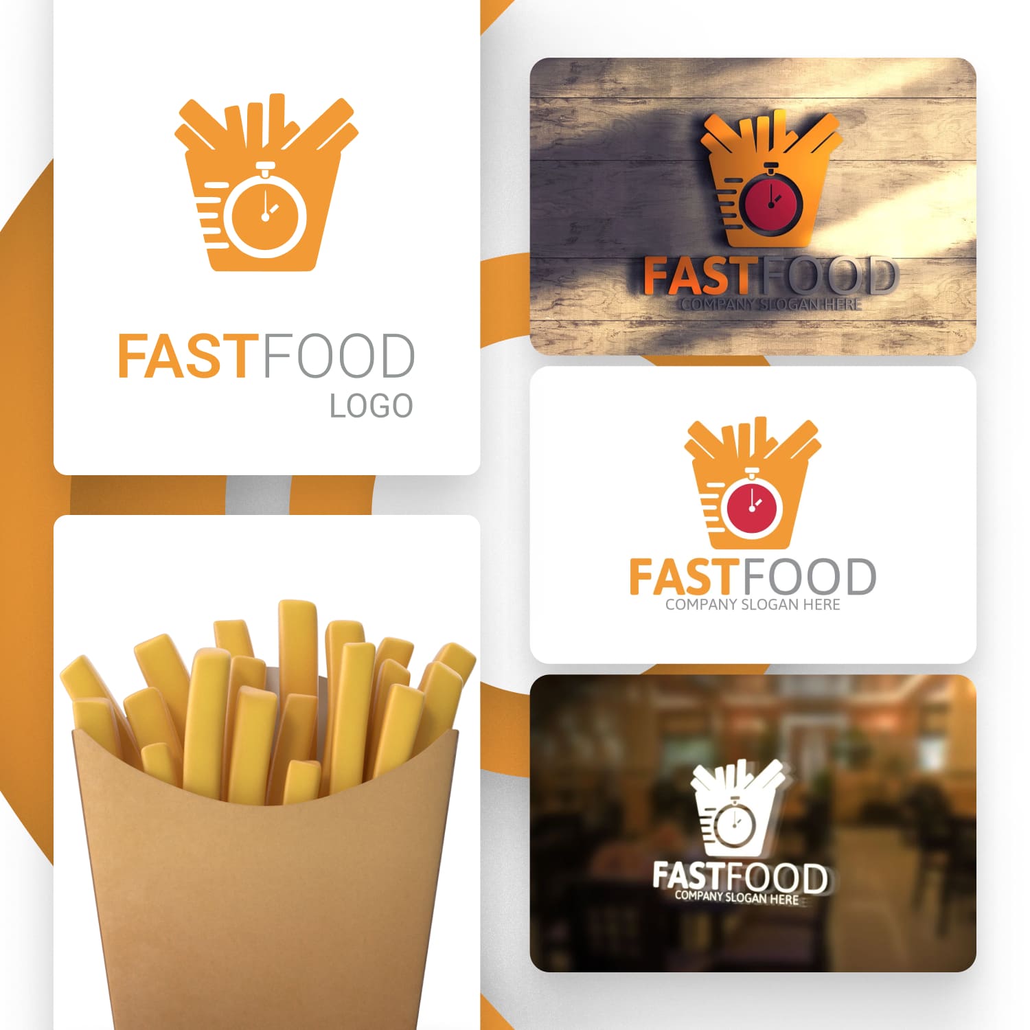 Fast Food Logo.