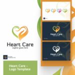 Heart Care - Logo Template.