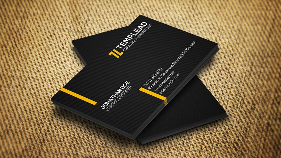Business Card Design (6 Designs) previews.