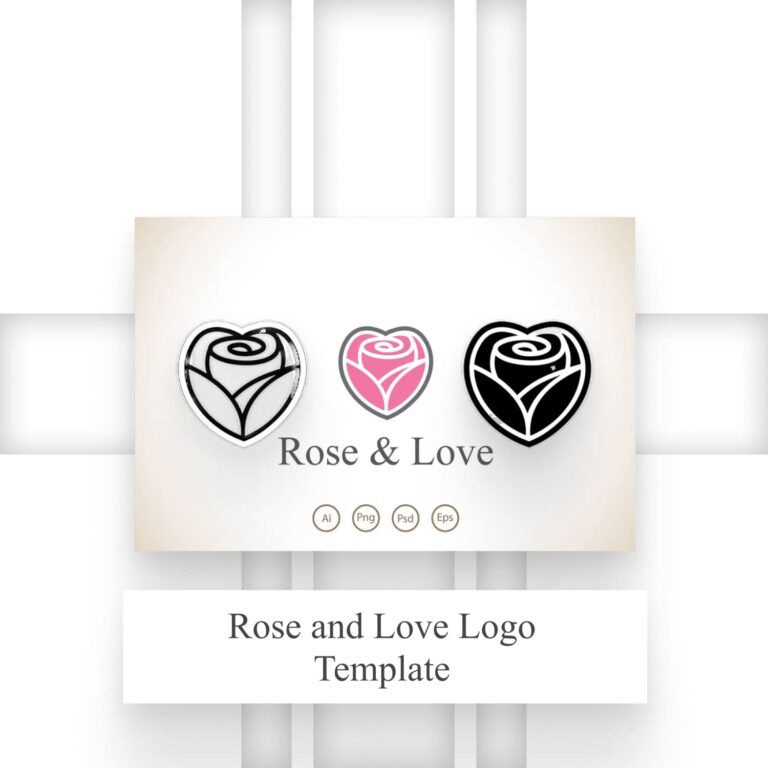 Red Rose Wine Logo Template Master Bundles