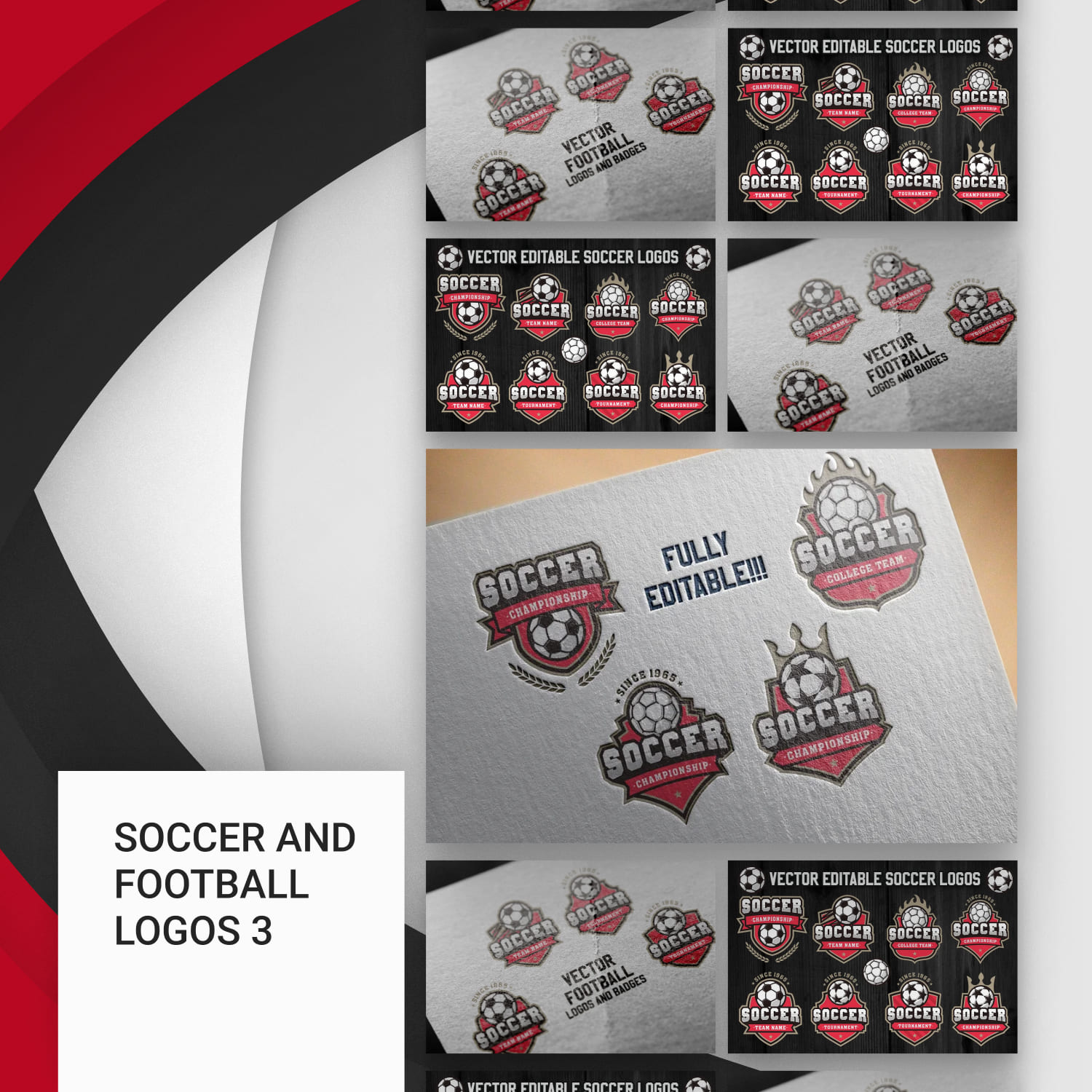 Soccer and Football Logos 3.