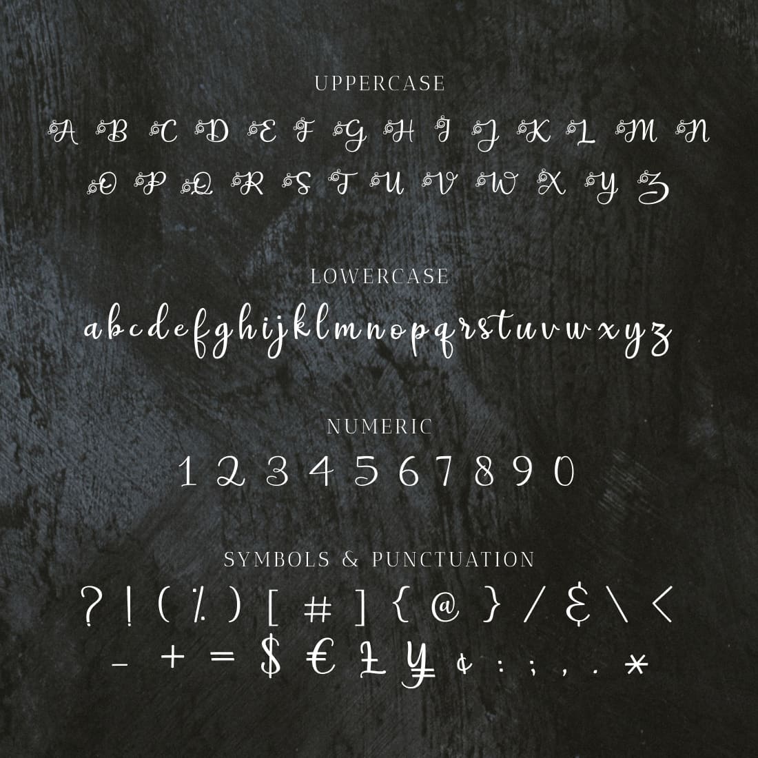 Christmas free font cover.