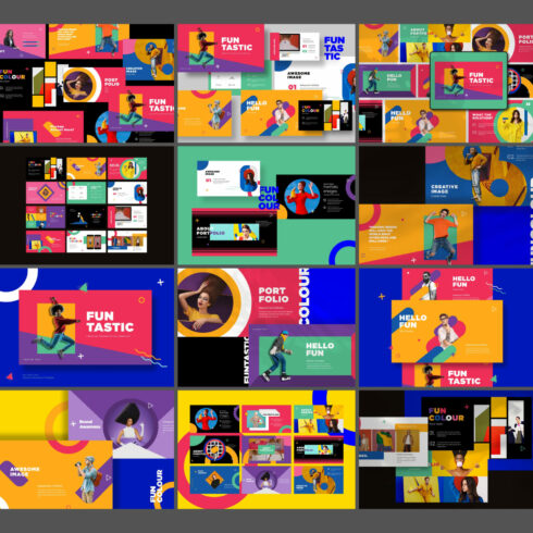 Funtastic Colorful Powerpoint Template – MasterBundles