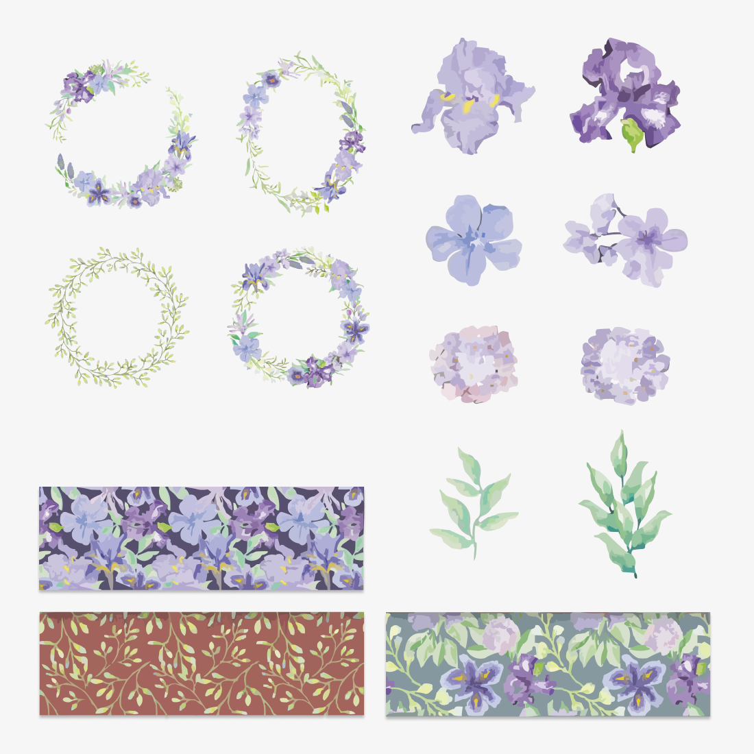 The iris collection set svg cover.
