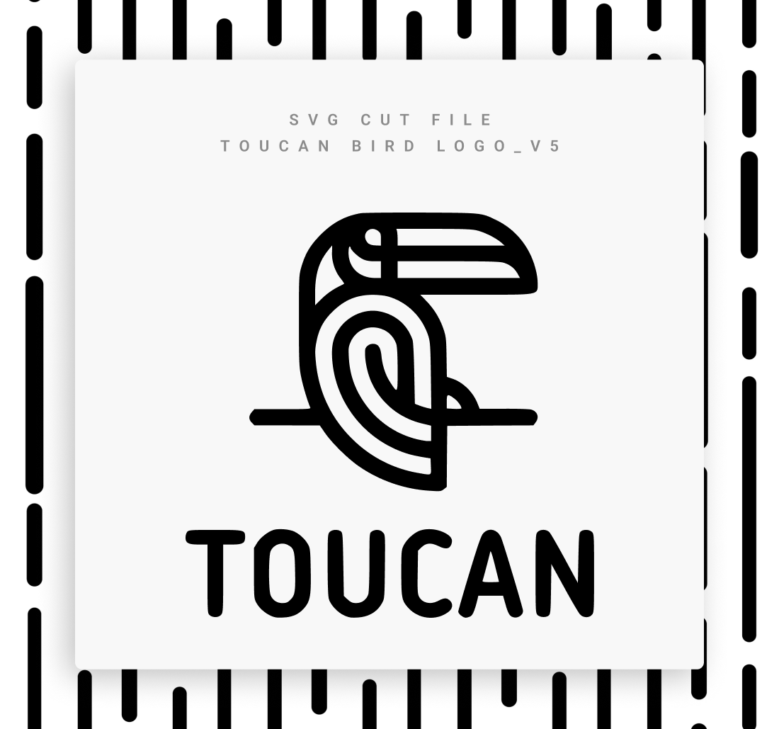 Toucan bird logo_V5 SVG cover.