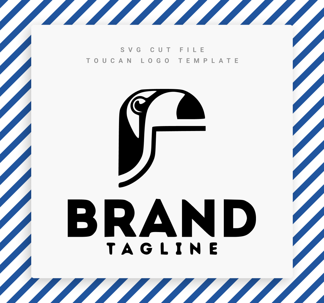 Toucan Logo Template SVG.