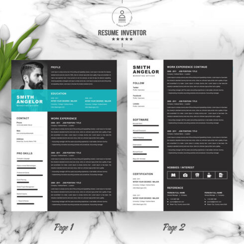 Marketing Officer Resume Template - MasterBundles