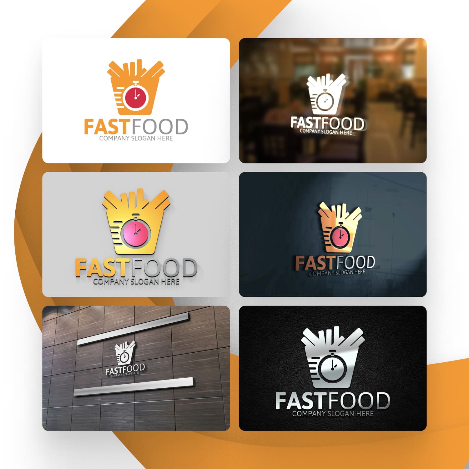 Fast Food Logo cover.
